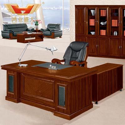 總裁實木辦公桌椅 油漆實木辦公桌HY-D3518