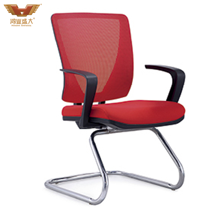 辦公椅 員工椅子靠背老板椅網椅弓形會議椅HY-801A-G